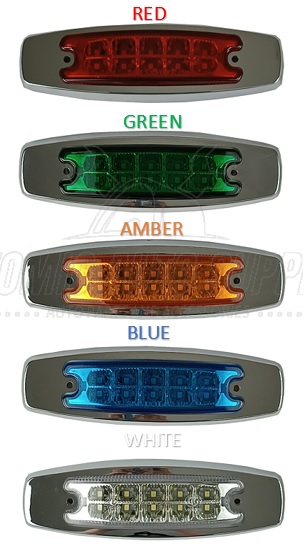 R-84 Luz trocha 12 LED 12-24V