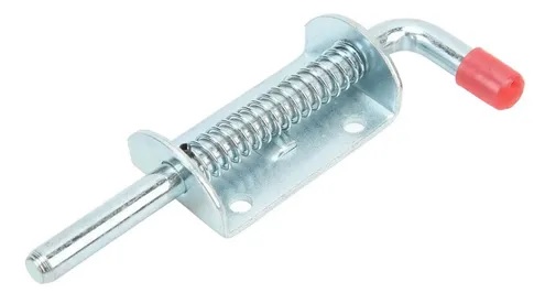 R-110 Pestillo De Hierro Galvanizado Con Resorte de 12mm